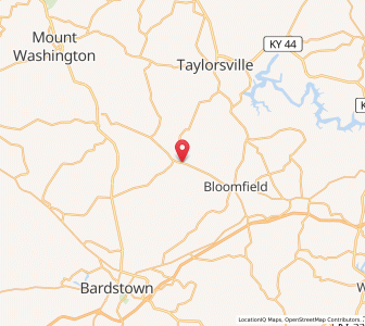 Map of Fairfield, Kentucky