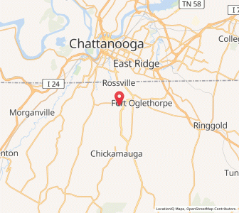 Map of Fairview, Georgia