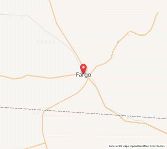 Map of Fargo, Georgia