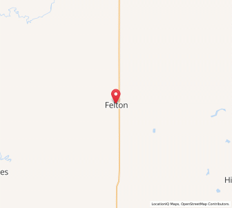 Map of Felton, Minnesota