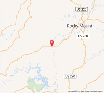 Map of Ferrum, Virginia
