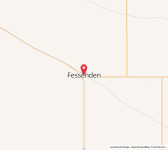 Map of Fessenden, North Dakota