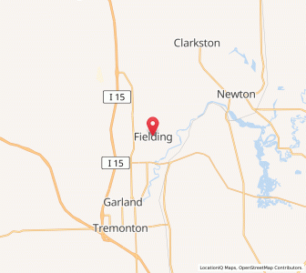 Map of Fielding, Utah