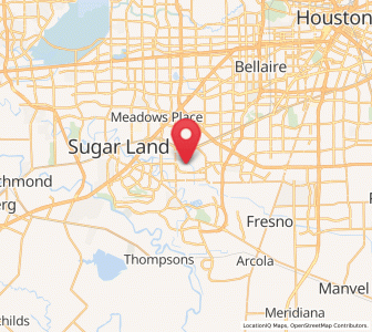 Map of Fifth Street, Texas