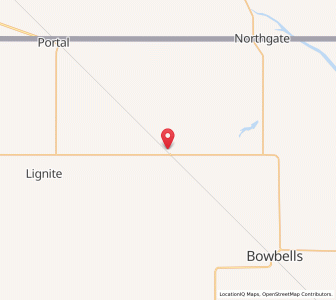 Map of Flaxton, North Dakota