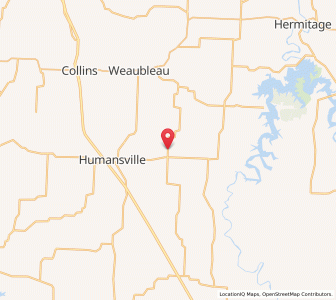 Map of Flemington, Missouri