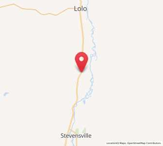 Map of Florence, Montana