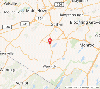 Map of Florida, New York