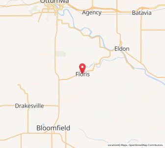 Map of Floris, Iowa