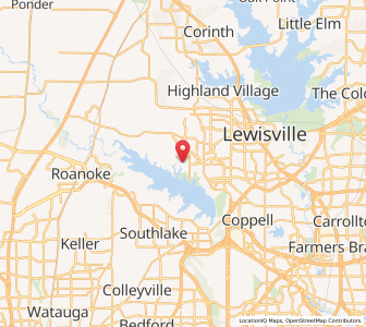 Map of Flower Mound, Texas