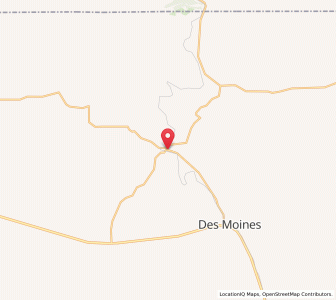 Map of Folsom, New Mexico