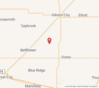 Map of Foosland, Illinois