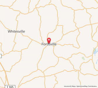 Map of Fordsville, Kentucky