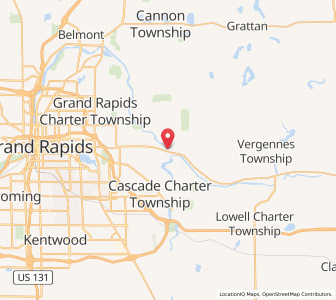 Map of Forest Hills, Michigan