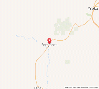Map of Fort Jones, California