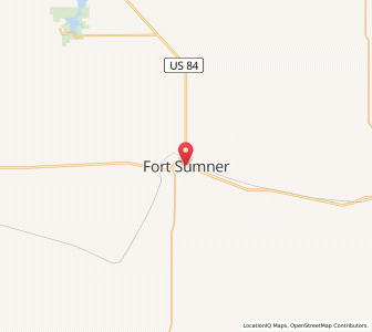 Map of Fort Sumner, New Mexico