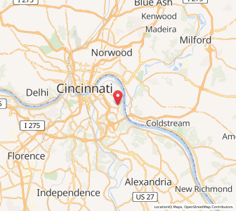 Map of Fort Thomas, Kentucky