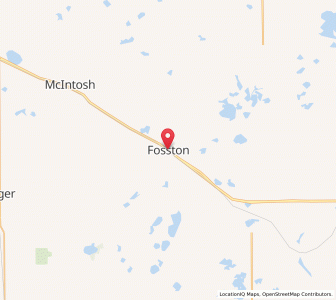 Map of Fosston, Minnesota