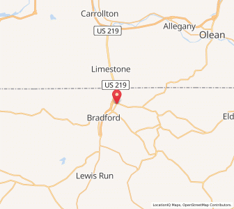 Map of Foster Brook, Pennsylvania