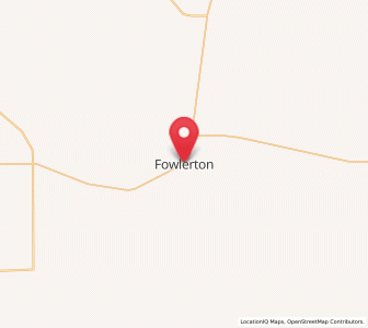 Map of Fowlerton, Texas