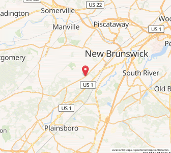 Map of Franklin Park, New Jersey