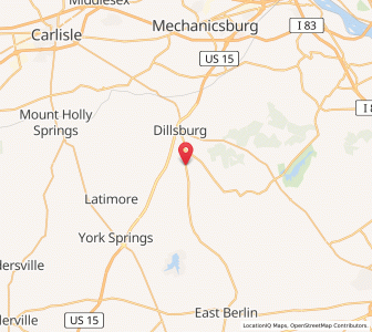 Map of Franklintown, Pennsylvania