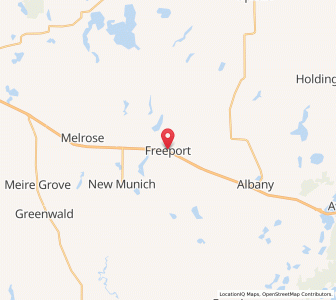 Map of Freeport, Minnesota