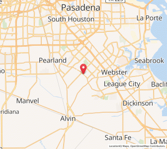 Map of Friendswood, Texas