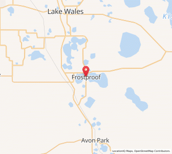 Map of Frostproof, Florida