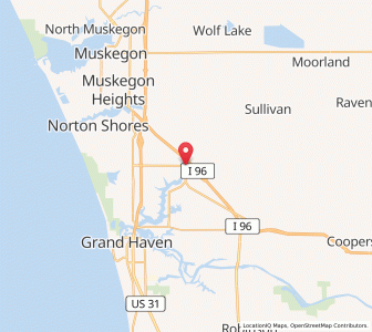 Map of Fruitport Township, Michigan