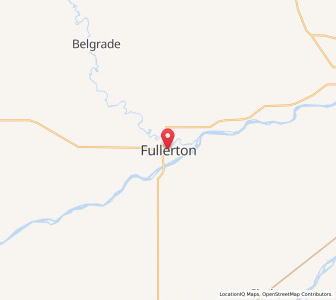 Map of Fullerton, Nebraska
