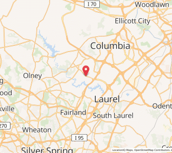 Map of Fulton, Maryland