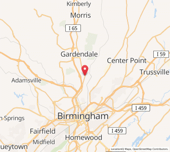 Map of Fultondale, Alabama