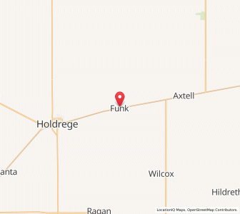 Map of Funk, Nebraska