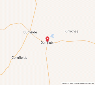 Map of Ganado, Arizona