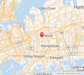 Map of Garden City Park, New York