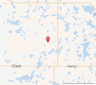 Map of Garden City, South Dakota