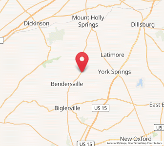 Map of Gardners, Pennsylvania