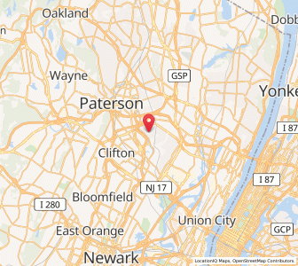 Map of Garfield, New Jersey