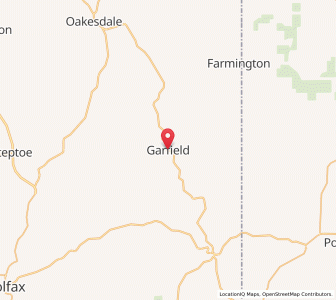 Map of Garfield, Washington