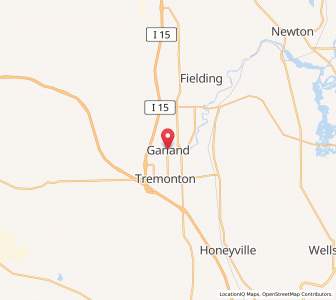 Map of Garland, Utah