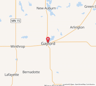 Map of Gaylord, Minnesota