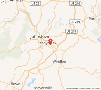 Map of Geistown, Pennsylvania