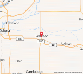 Map of Geneseo, Illinois