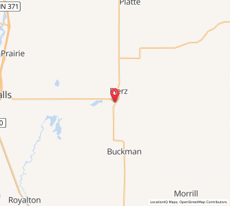 Map of Genola, Minnesota