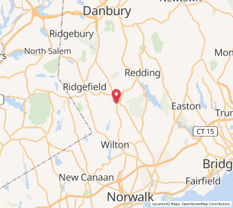 Map of Georgetown, Connecticut