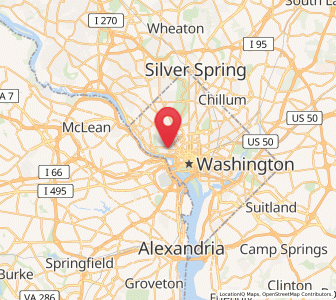 Map of Georgetown, District of Columbia