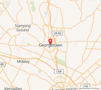 Map of Georgetown, Kentucky