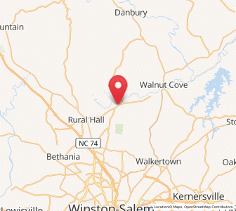 Map of Germanton, North Carolina