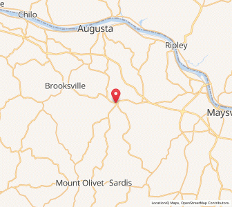 Map of Germantown, Kentucky